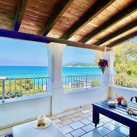 Beachfront House Christina With Private Heatable Pool By Dadovillas Kassiopi