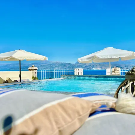 Beachfront House Christina With Private Heatable Pool By Dadovillas * Kassiopi