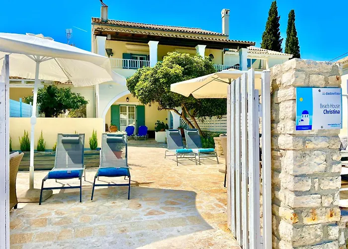 Vilă Beachfront House Christina With Private Heatable Pool By Dadovillas